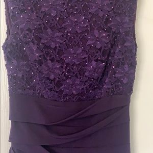 Deep purple formal dress